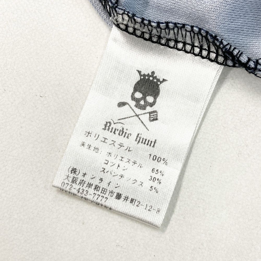 サイズ：LL BIRDIE HUNT バーディーハント 半袖ポロシャツ ブラック系