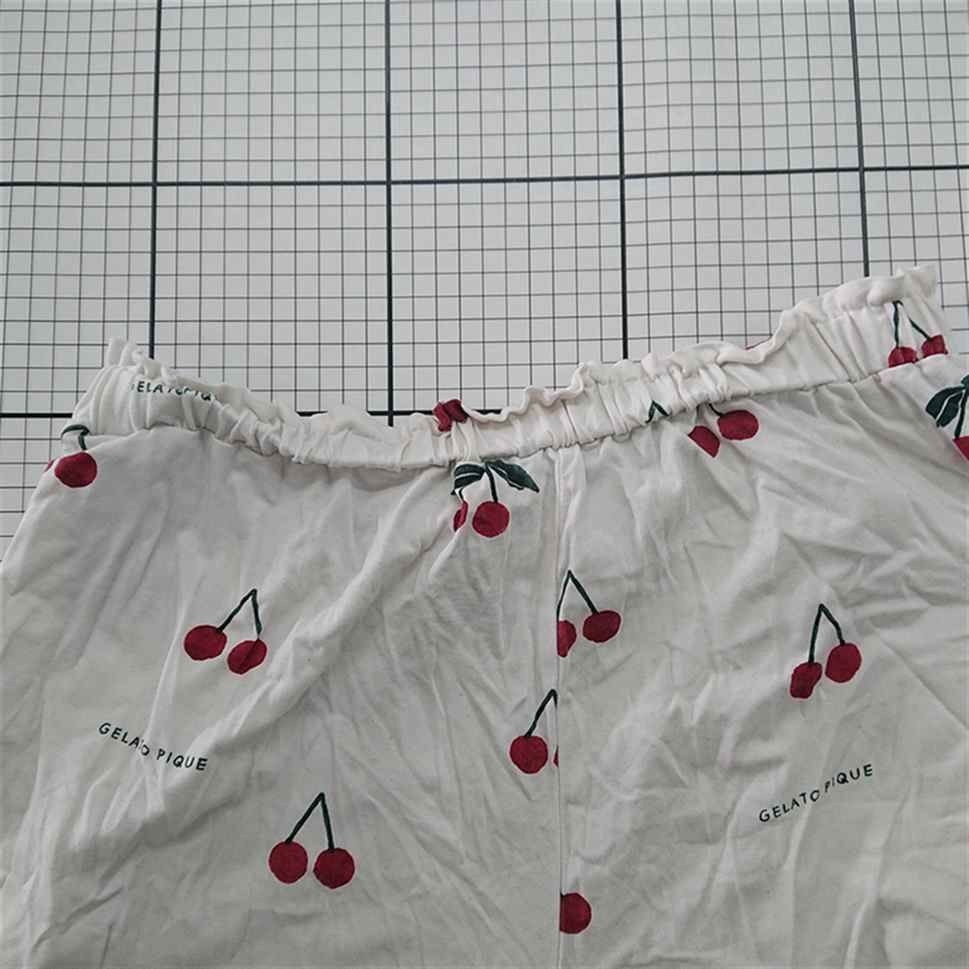 ◇ ⊂ ジェラートピケ gelato pique PWCP212205 チェリー柄ショート