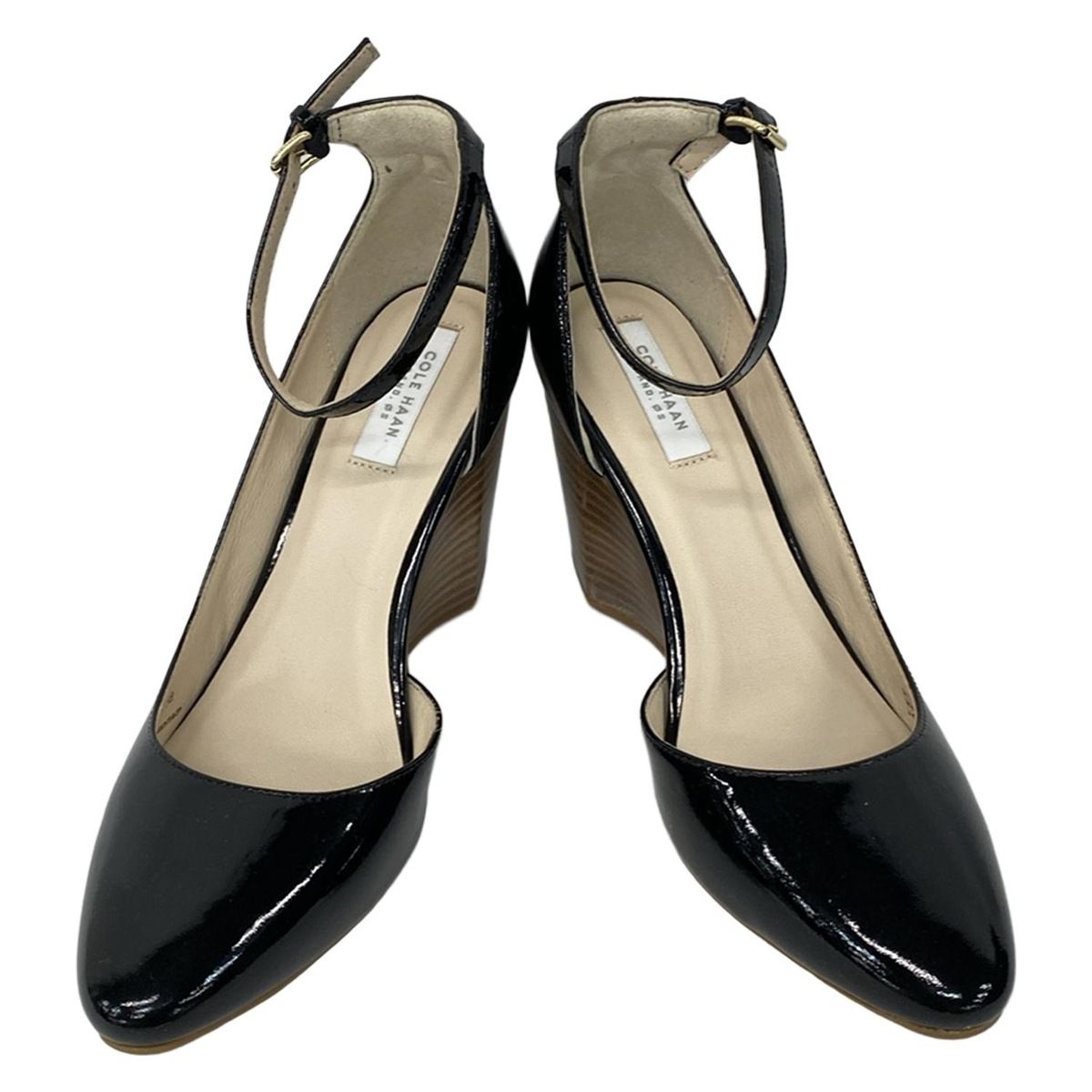 新品　コールハーン　ウェッジソール　黒パンプス COLE HAAN(コールハーン) パンプス 5 B レディース - 黒 ウェッジ