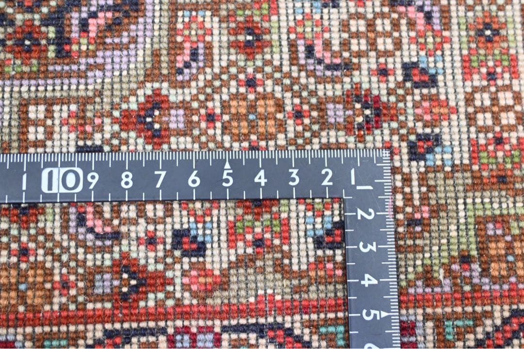 美品】 ペルシャ絨毯 手織り Tabriz タブリーズ メダリオン柄 ウール