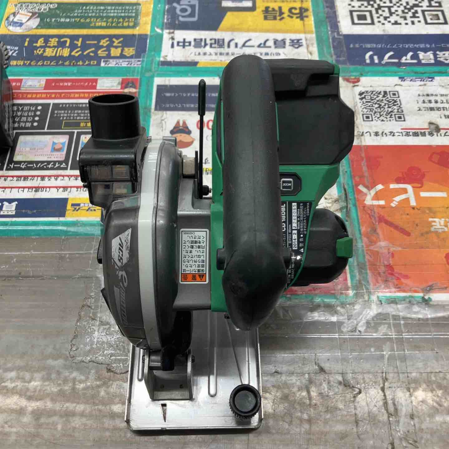  ハイコーキ HIKOKI 旧 日立工機 コードレスチップソーカッター CD 18 DBL NN 本体のみ ベース歪みあり その他 電動工具 エア工具