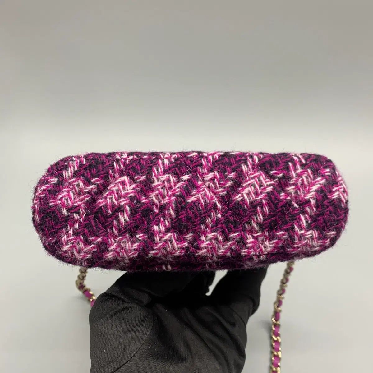 CHANEL シャネル ツイード ミニバッグ チェーン クロスバッグ VIP