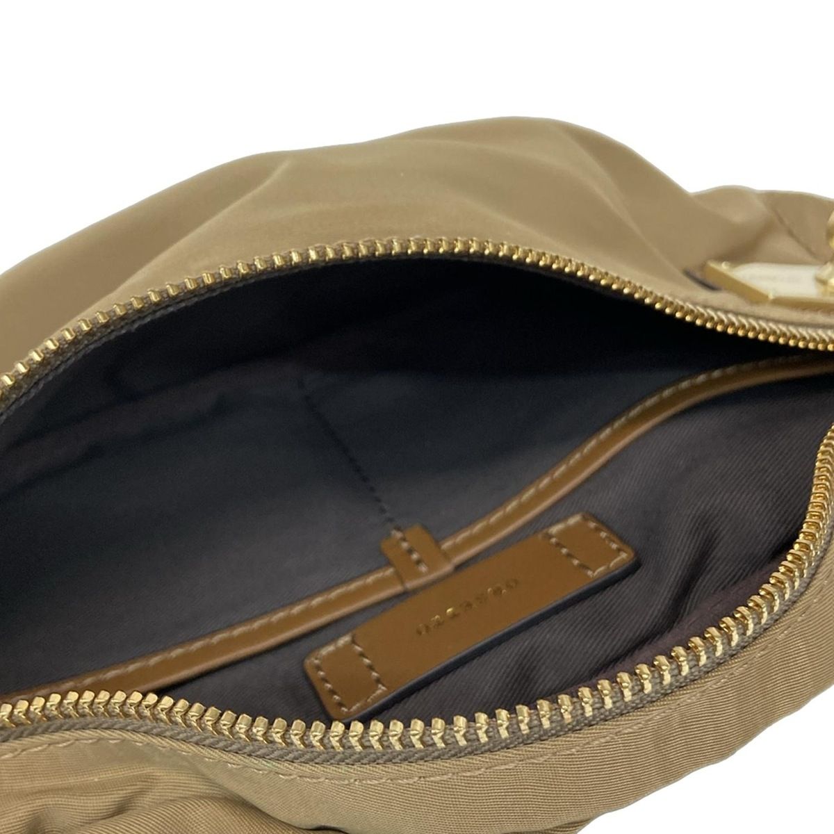 ORSETTO(オルセット) ウエストポーチ - カーキ×ブラウン - メルカリ