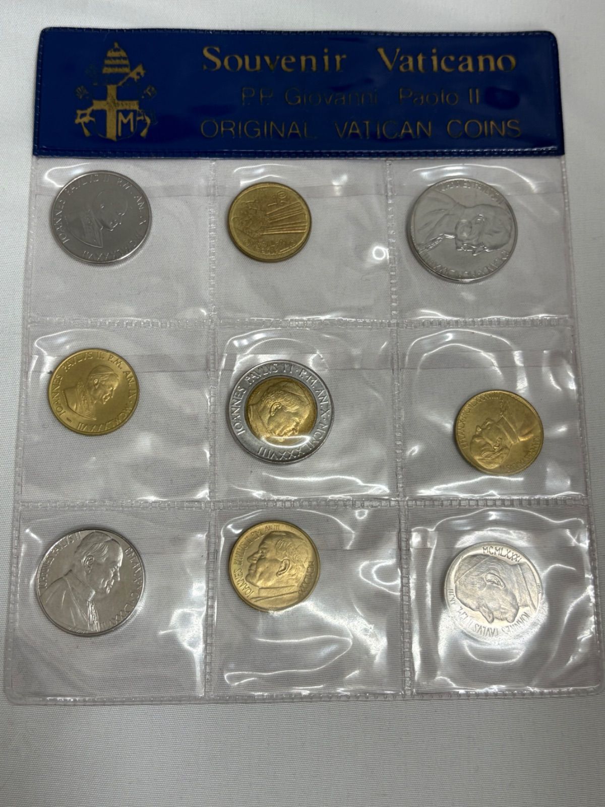 バチカン市国 記念コイン 切手 4セット 教皇パウロ2世 バチカンのお