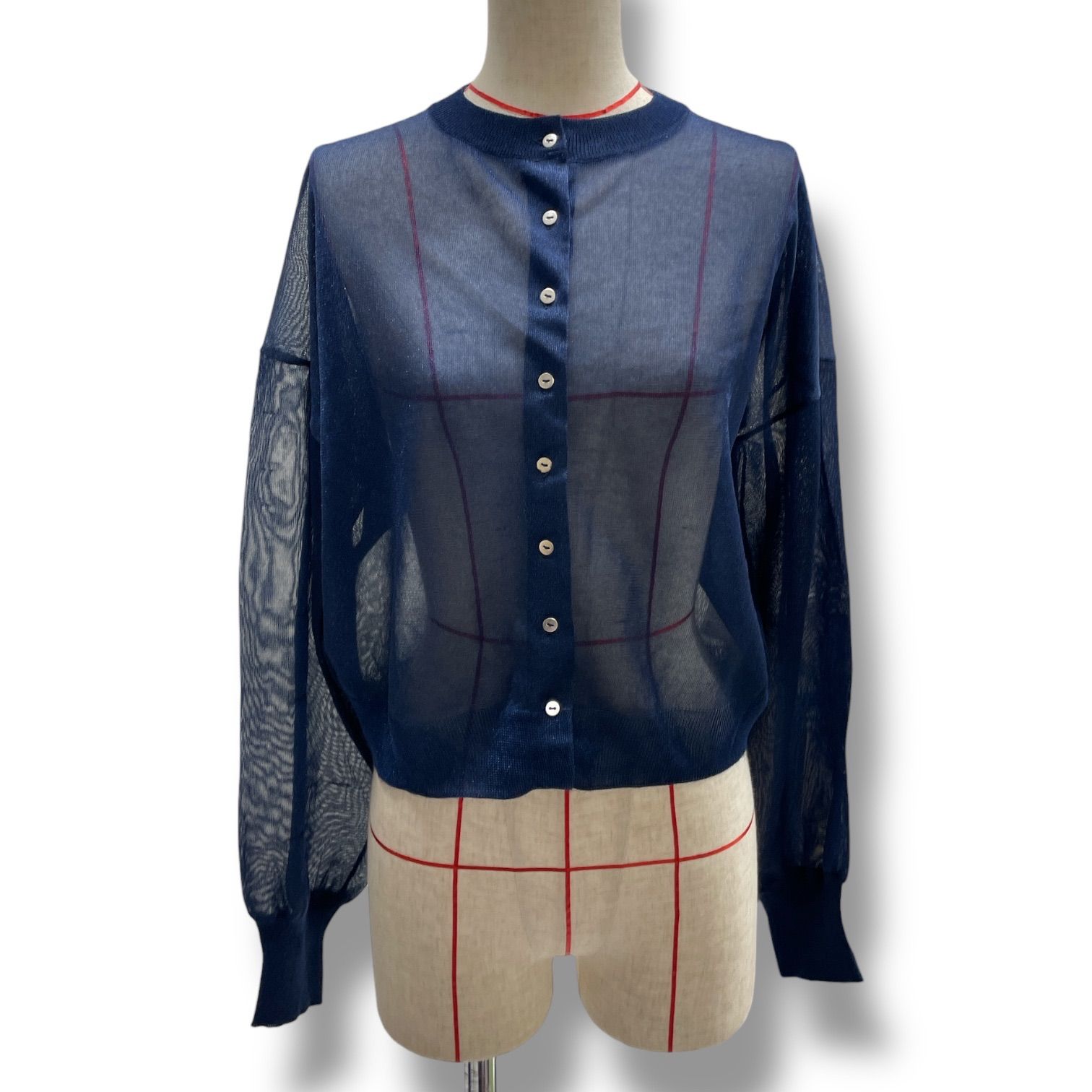 ne Quittez pas ヌキテパ Sheer Knit Cardigan シアーニット