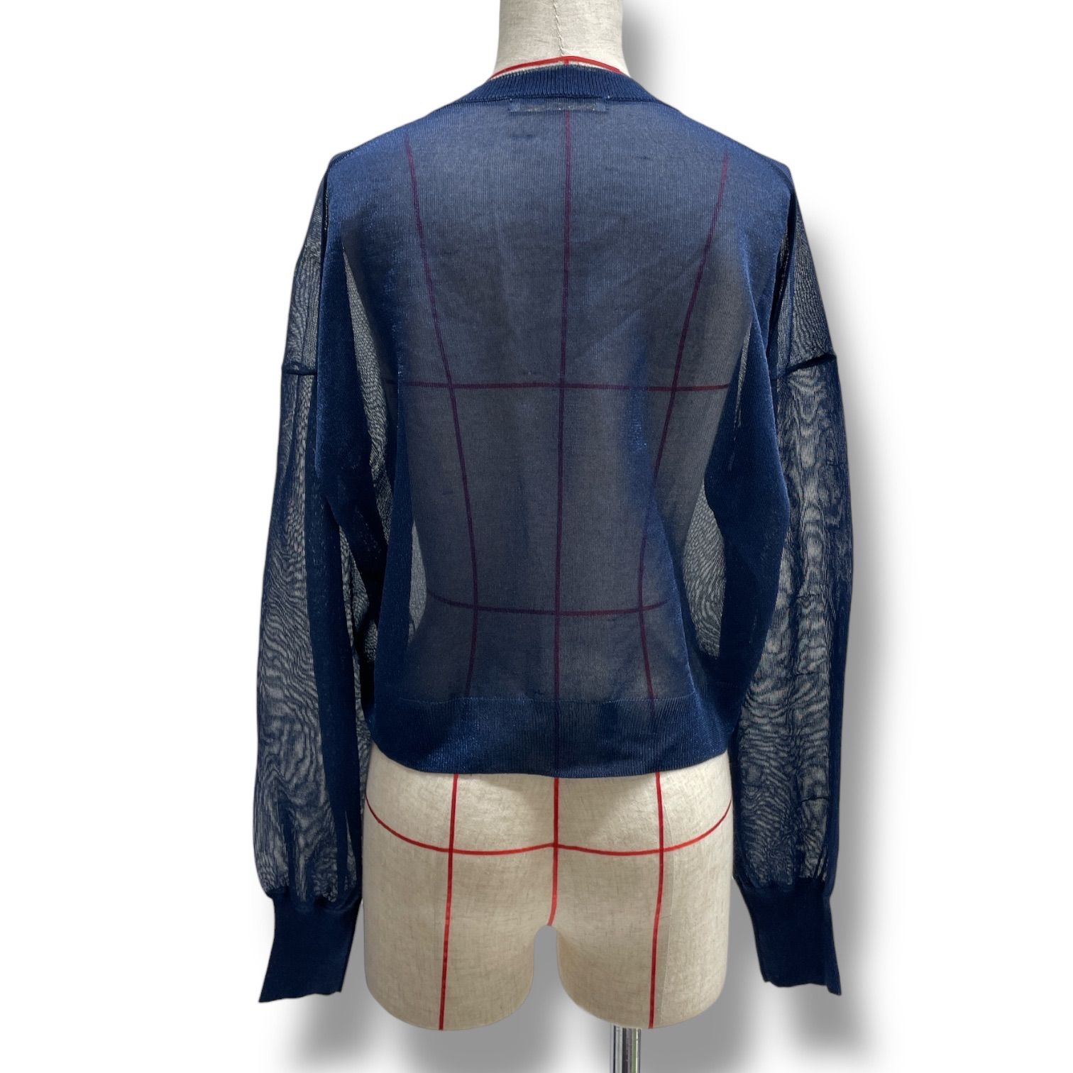 ne Quittez pas ヌキテパ Sheer Knit Cardigan シアーニット