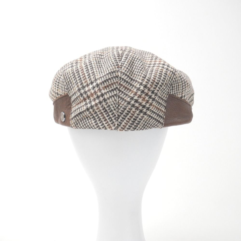 Borsalino ボルサリーノ ハンチング サイズ58 千鳥格子 チェック