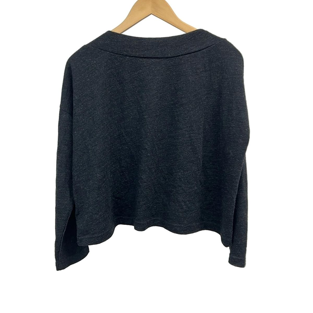 Y's(ワイズ) 長袖カットソー サイズ2 M レディース - 黒×アイボリー