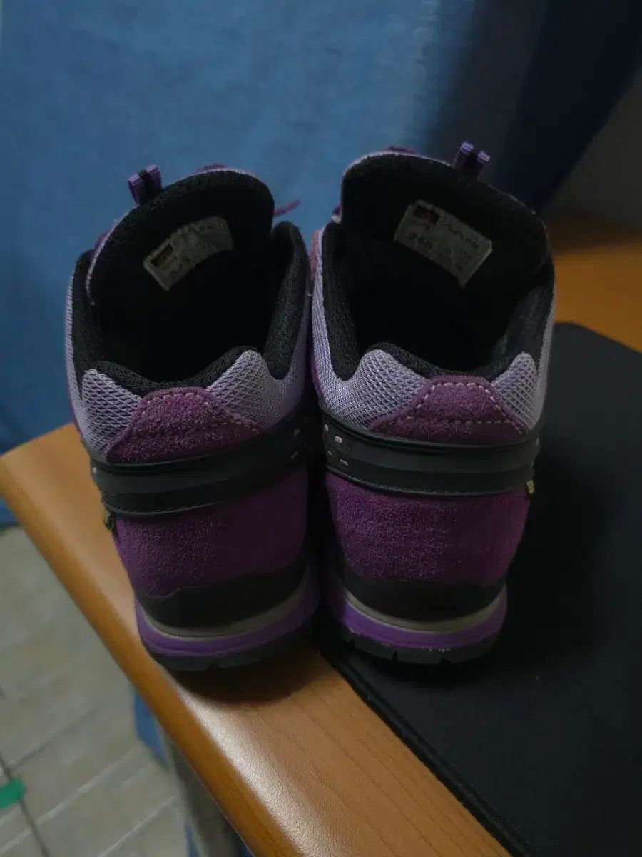  CAMPLINE ゴアテックス 登山靴 パープル 登山靴 トレッキングシューズ アウトドアシューズ