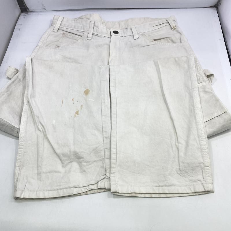 中古】Dickies×SHERWIN WILLIAMS ペインターパンツ ホワイト サイズW32