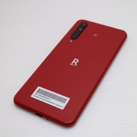 新品同様 Rakuten BIG クリムゾンレッド 即日発送 スマホ 白ロム 楽天
