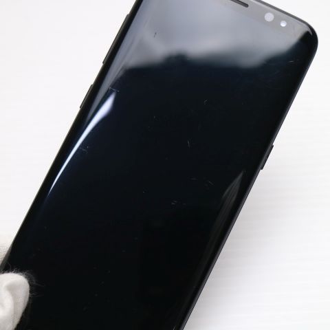 良品中古 au SCV36 Galaxy S8 ブラック 即日発送 スマホ SAMSUNG au