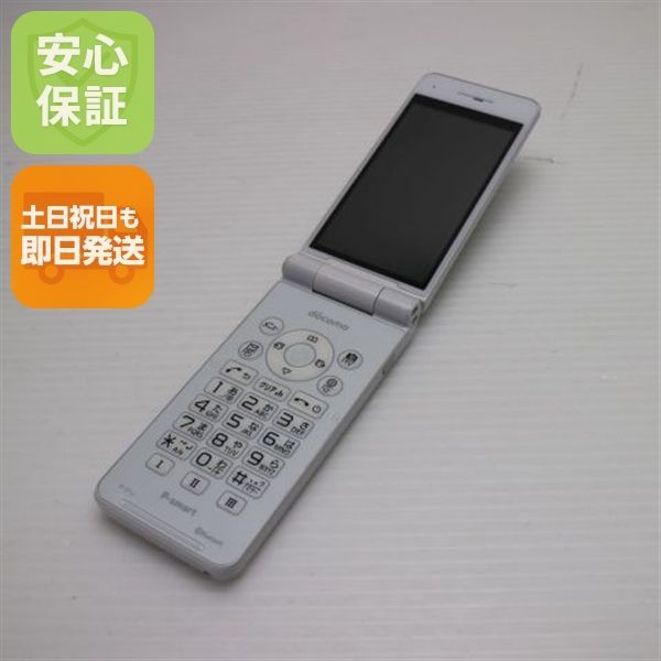 超美品 P-01J P-smart ケータイ ホワイト 即日発送 ガラケー DoCoMo