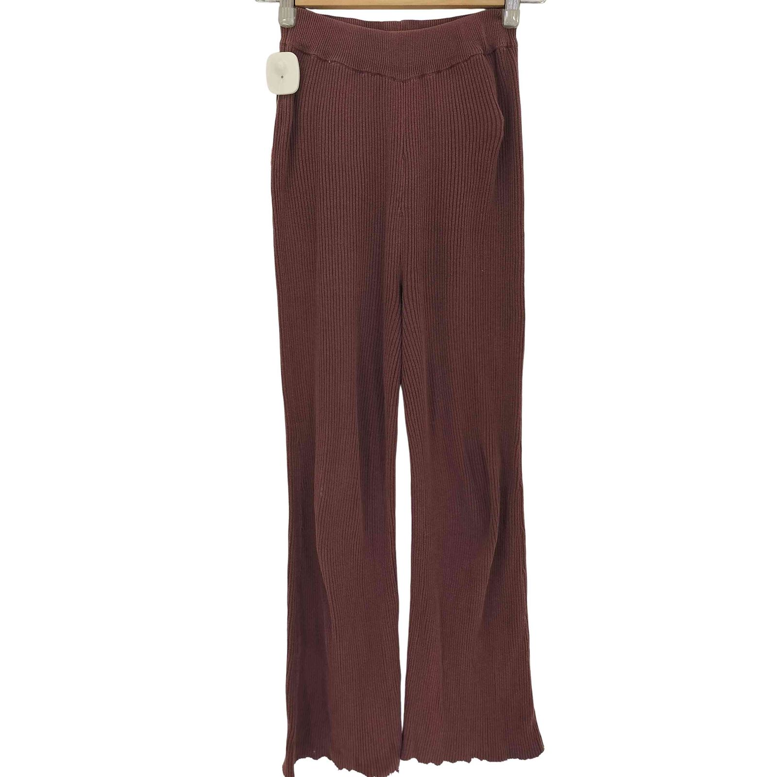 パーバーズ PERVERZE リブニット フレアパンツ レディース FREE - メルカリ