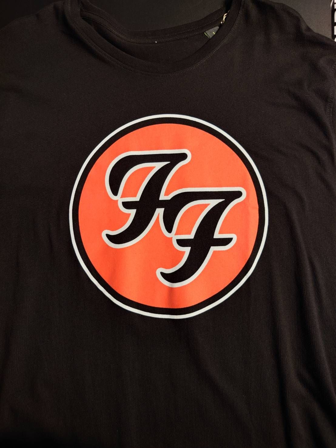 フーファイターズ_FOO FIGHTERS  新品オフィシャルTシャツ　FF LOGO ブラック