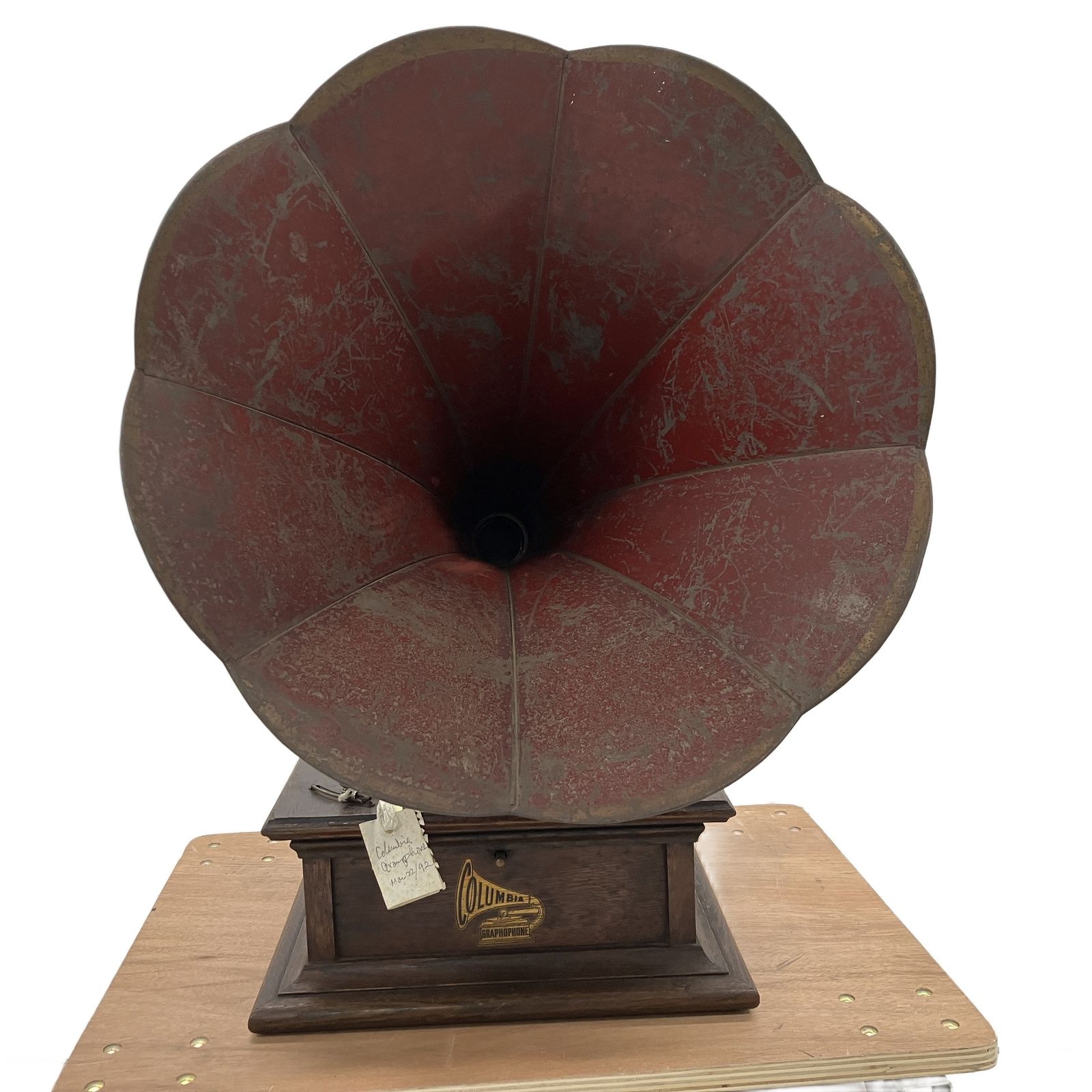 希少 COLUMBIA コロムビア GRAPHOPHONE 蓄音機 卓上 当時物 ジャンク