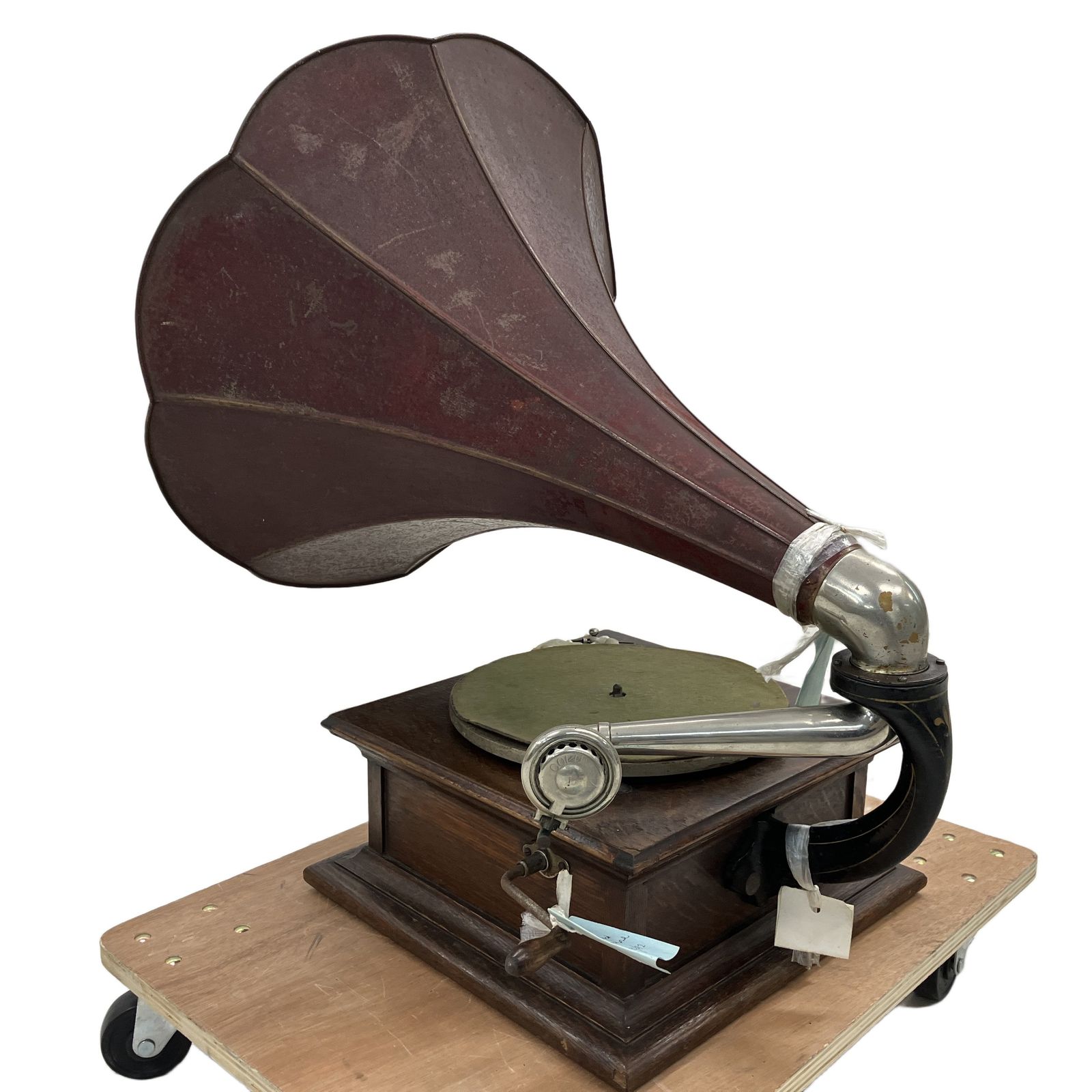 希少 COLUMBIA コロムビア GRAPHOPHONE 蓄音機 卓上 当時物 ジャンク