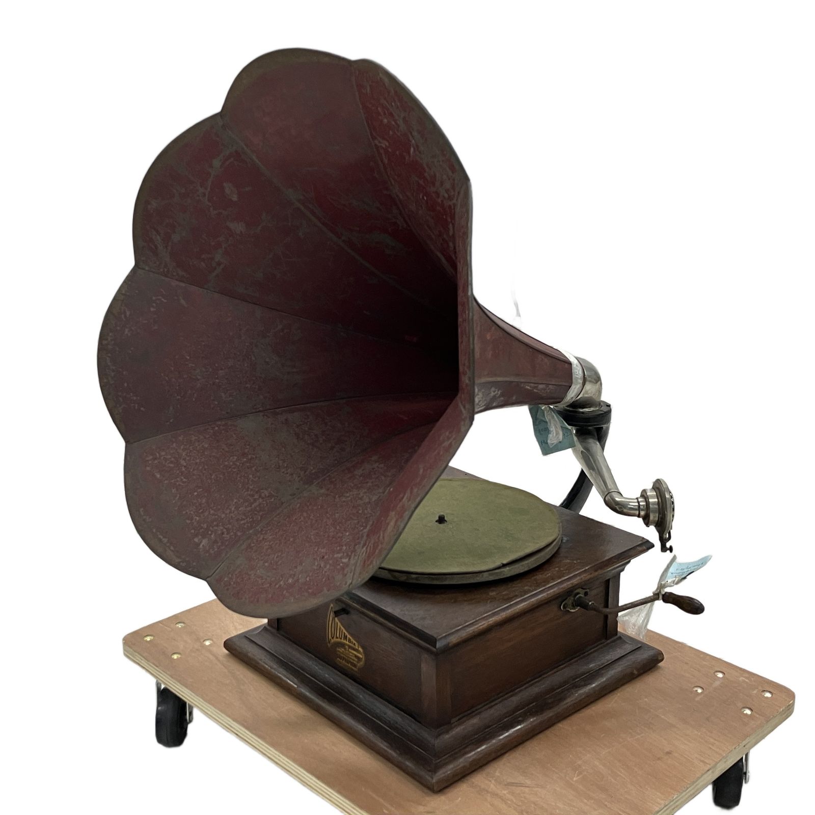 希少 COLUMBIA コロムビア GRAPHOPHONE 蓄音機 卓上 当時物 ジャンク