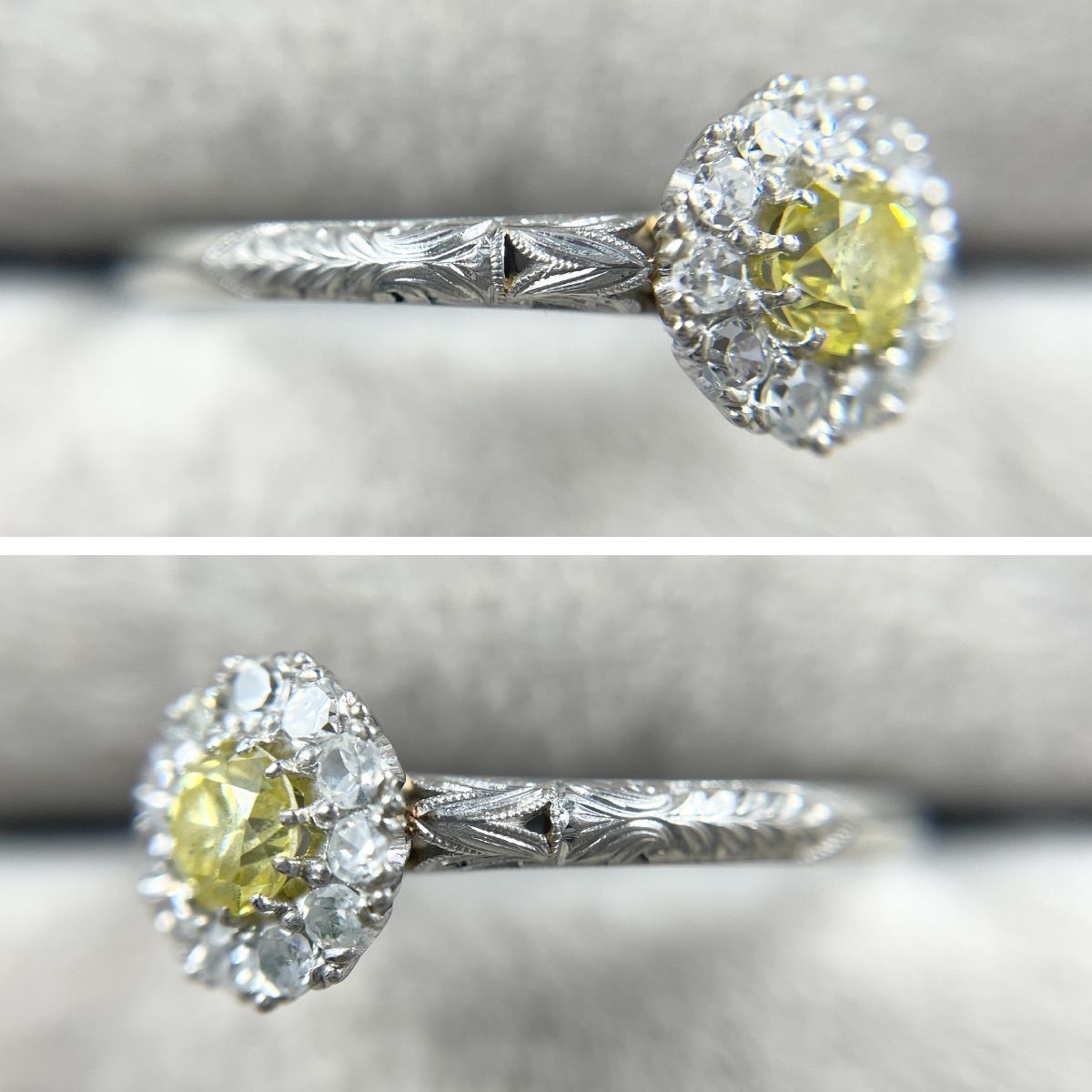 Pt900 天然ダイヤモンド 0.20ct 0.20ct リング - メルカリ