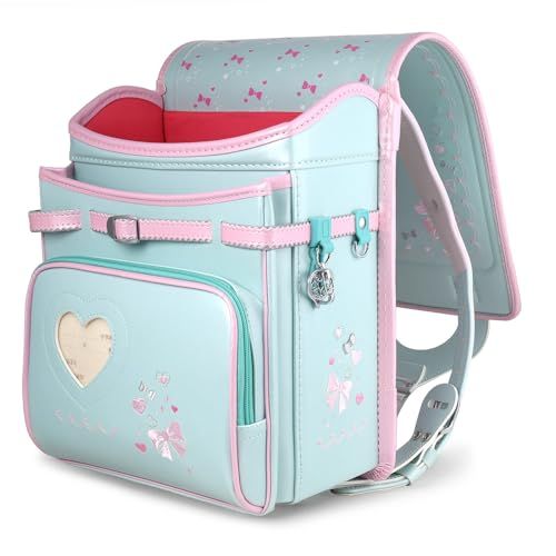  ランドセル 女の子 小学生 通学カバン 人工皮革パール生地 ワンタッチロック ハート＆蝶結び刺繍 88318 f 4 a その他 キッチン 食器