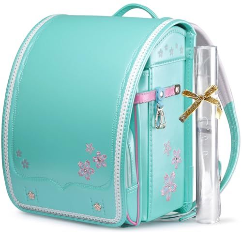 ランドセル 女の子用 小学生 通学カバン ツヤあり パール生地|ローズゴールドメッキ金具 キラキラ 360度反射機能 ギフトパッケージ 4094974 e