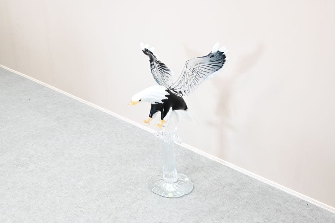 Salviati｜murano/ムラーノ｜ガラスオブジェクト｜白黒｜鳥｜ 極美品】Zanetti Murano ザネッティ ムラーノガラス 220万 鷲 - メルカリ