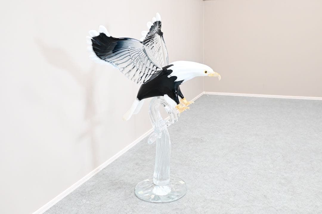 極美品】Zanetti Murano ザネッティ ムラーノガラス 220万 鷲 - メルカリ