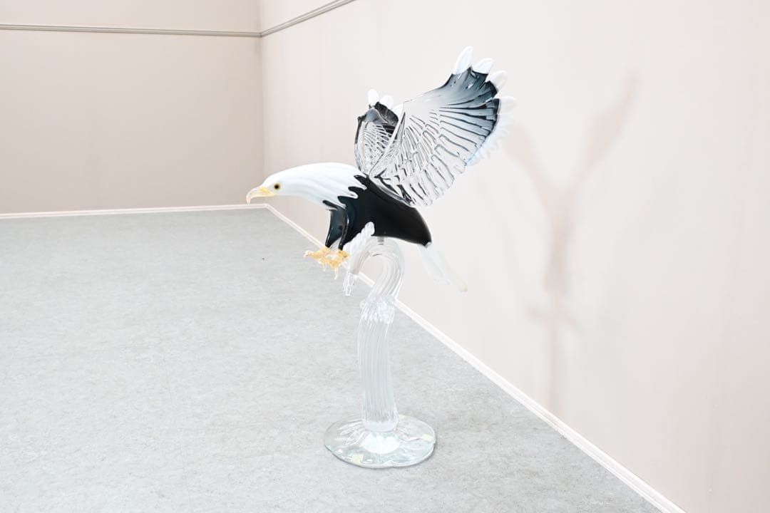 極美品】Zanetti Murano ザネッティ ムラーノガラス 220万 鷲 - メルカリ