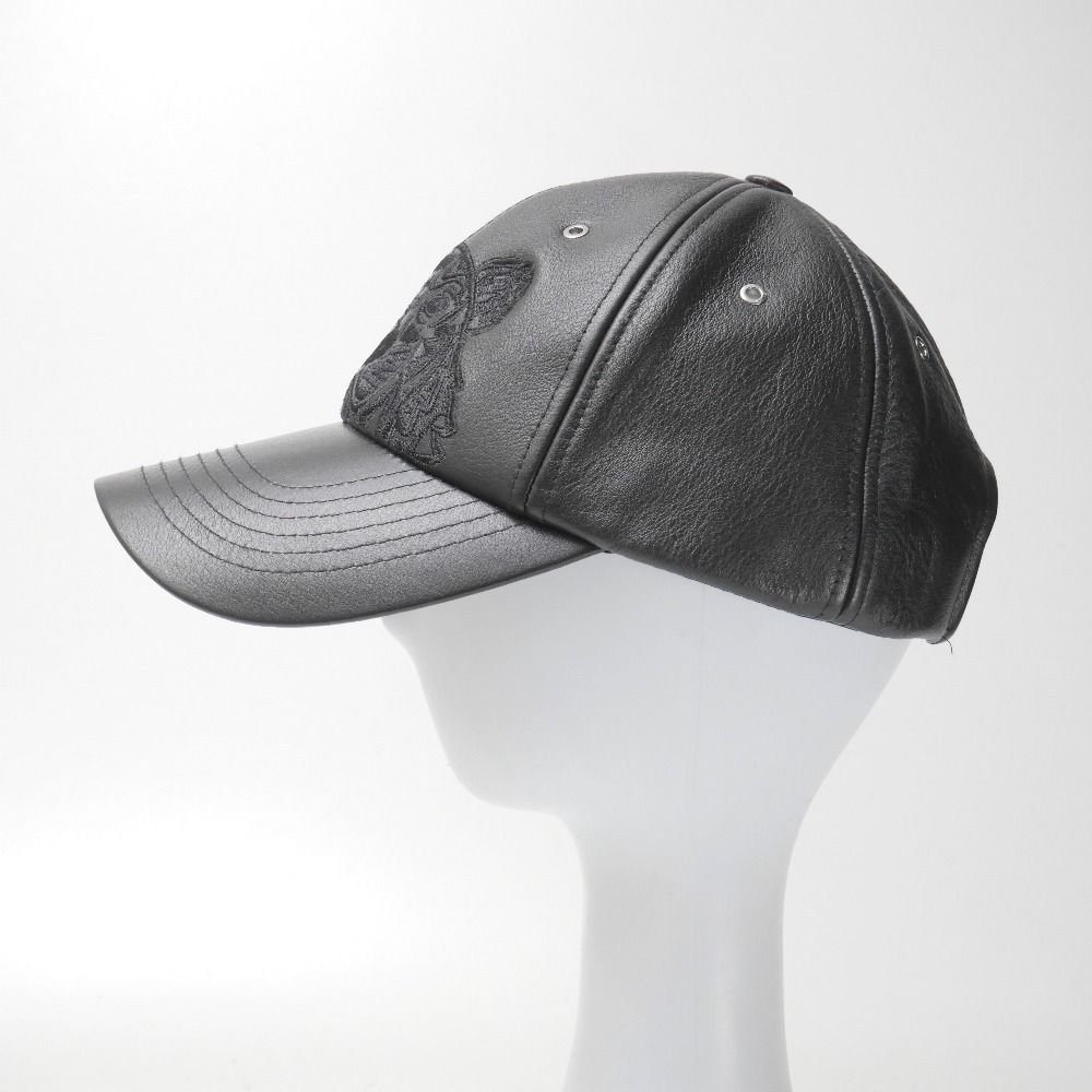 □美品□KENZO ケンゾー キャップ サイズU タイガー刺繍 レザー