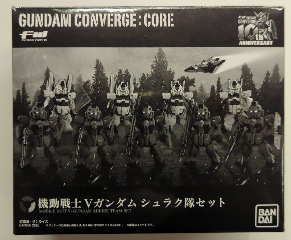 BANDAI FW GUNDAM CONVERGE 機動戦士Vガンダム シュラク隊セット CORE