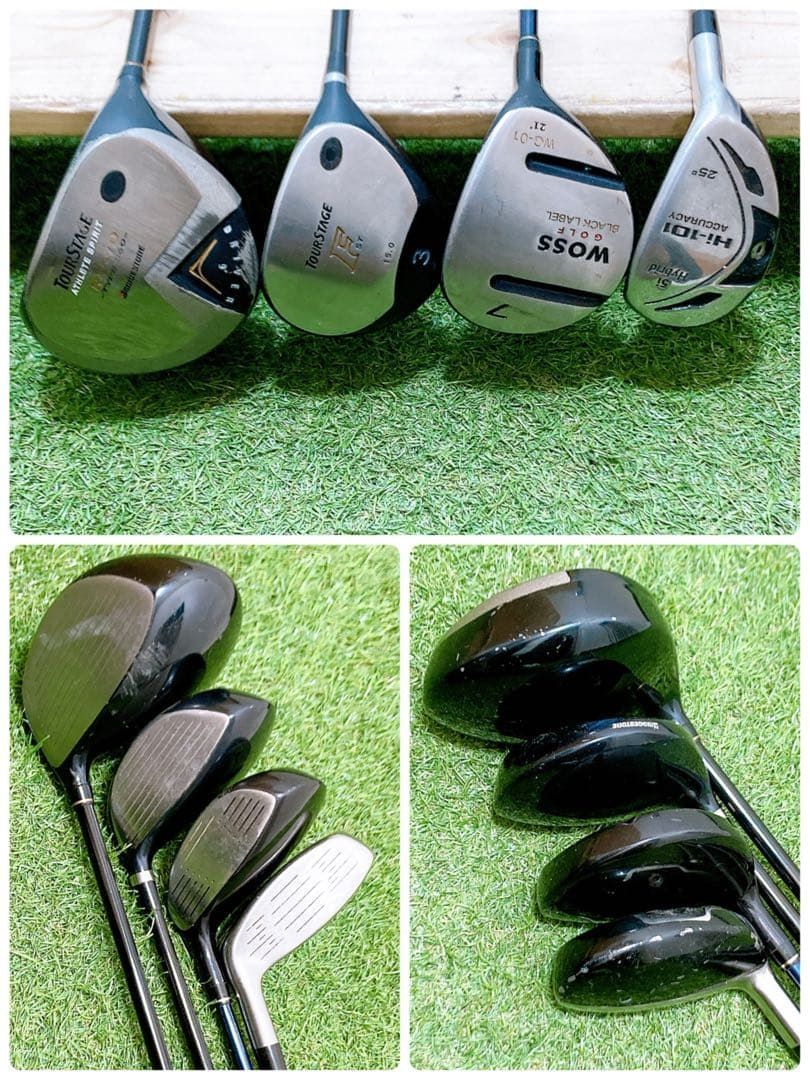 N 13 ツアーステージ 初心者オススメ ゴルフクラブメンズセット 15本右