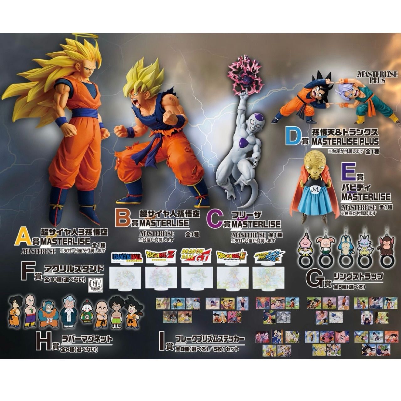 1ロット コンプリートセット 一番くじ ドラゴンボール BATTLE OF THE SUPER SAIYAN 激 フルコンプ A賞〜ラストワン賞 全賞セット レシート付き