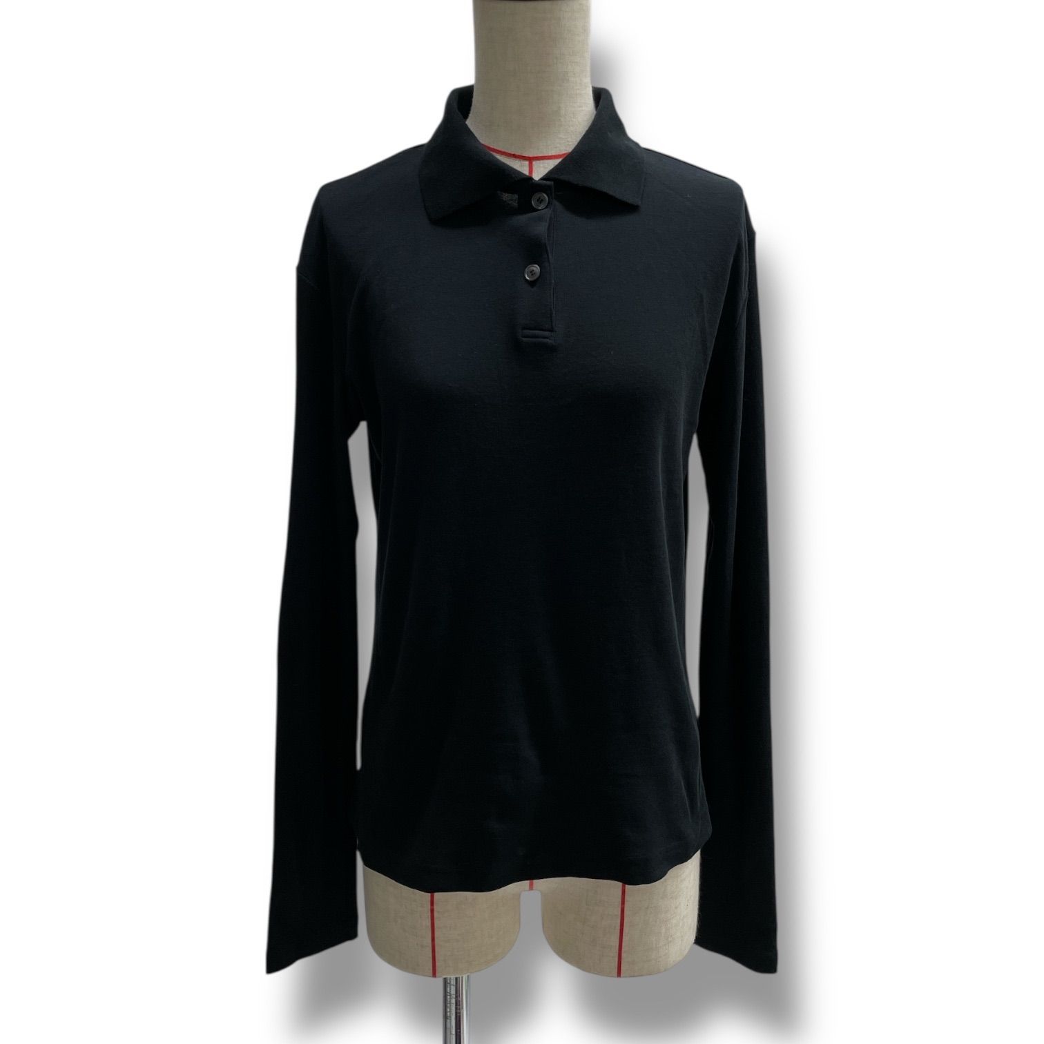 cccmalie シーマリー コットンポロ襟トップス 長袖 トップス シャツ