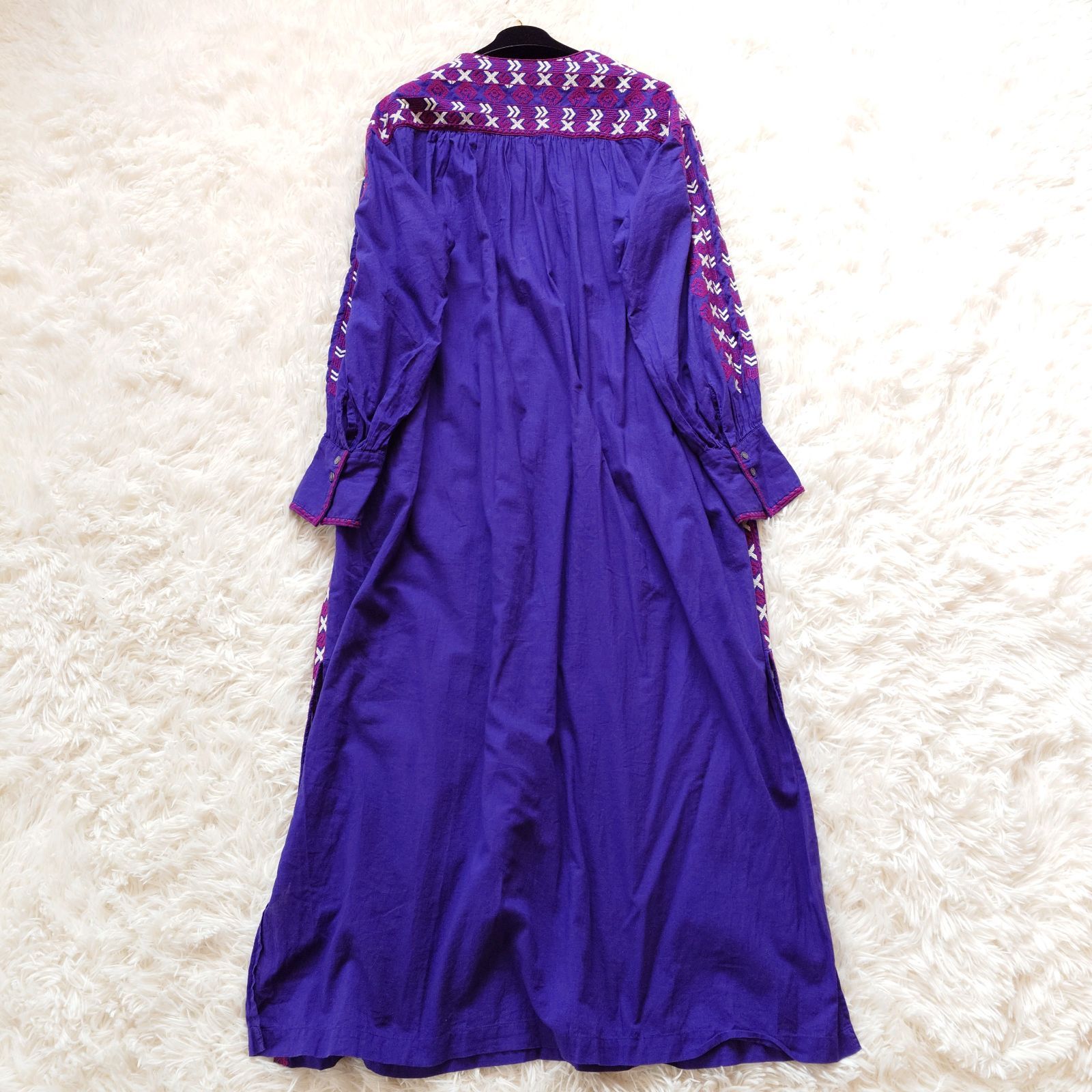 サラマリカ sara mallika COTTON KIKA LINE EMB 刺繍 ロング