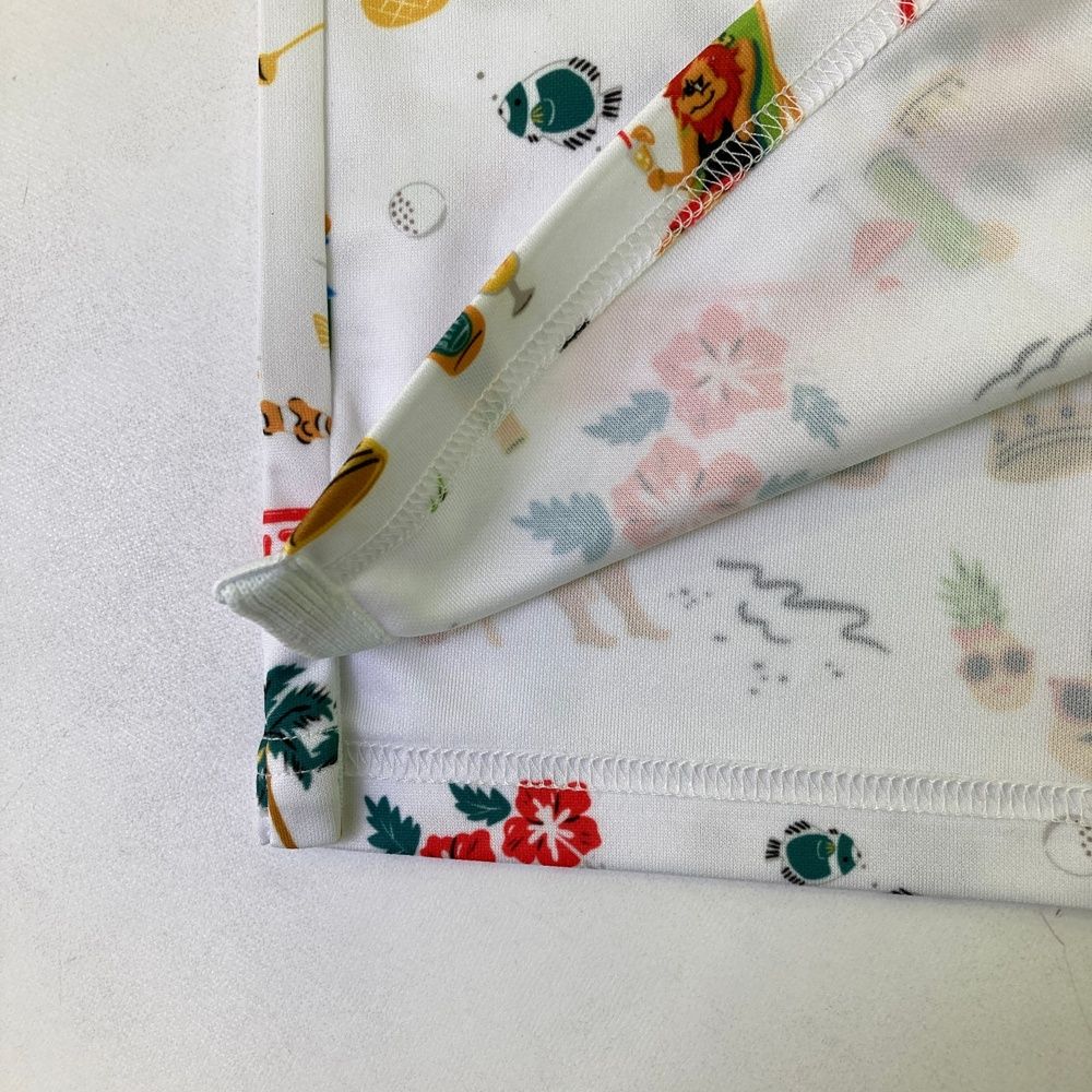 サイズ：XXL V12 ヴィトゥエルヴ 2024年モデル 半袖ポロシャツ 総柄