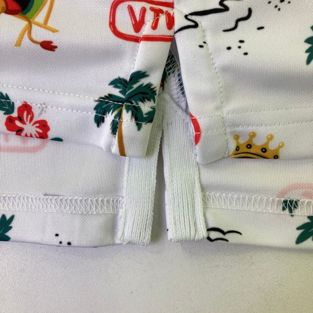 サイズ：XXL V12 ヴィトゥエルヴ 2024年モデル 半袖ポロシャツ 総柄