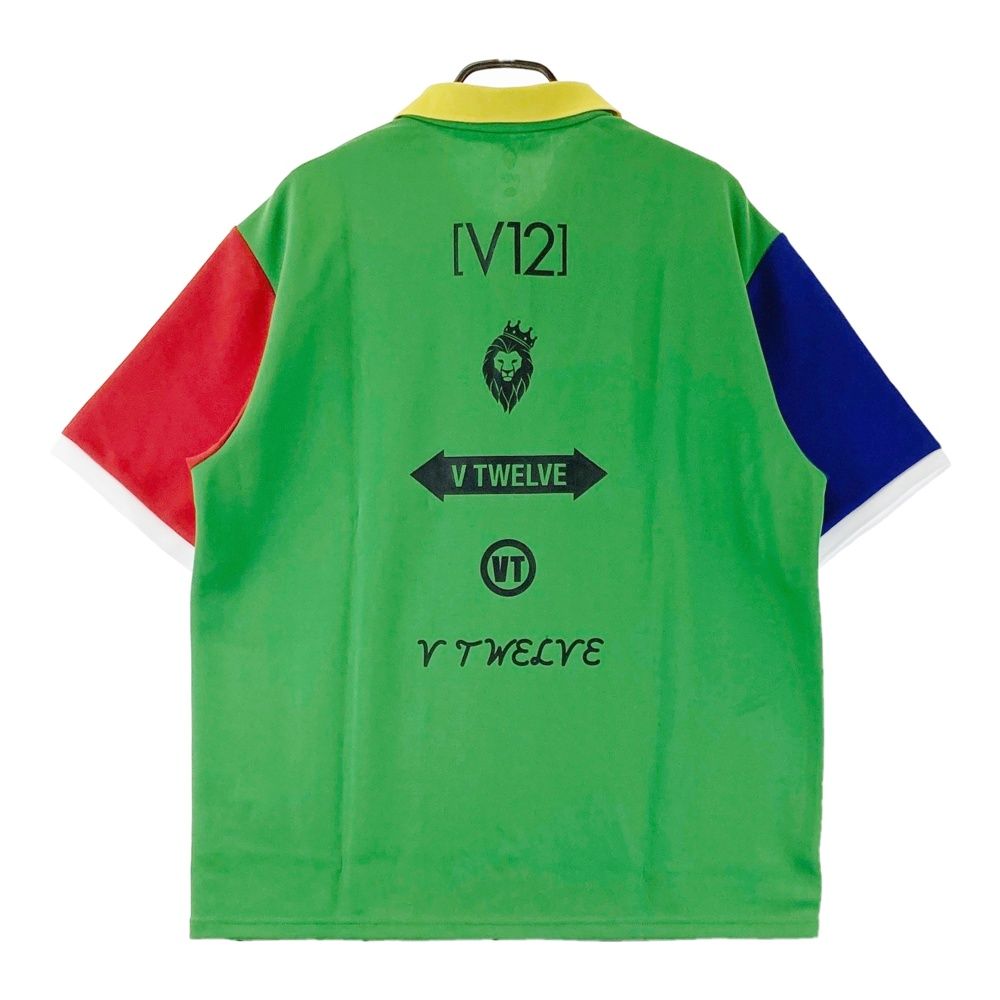 V12 ヴィトゥエルヴ ポロシャツ　XL 大きいサイズ　メンズ　ゴルフ　星　LL サイズ：XXL V12 ヴィトゥエルヴ 2024年モデル 半袖ポロシャツ マルチ