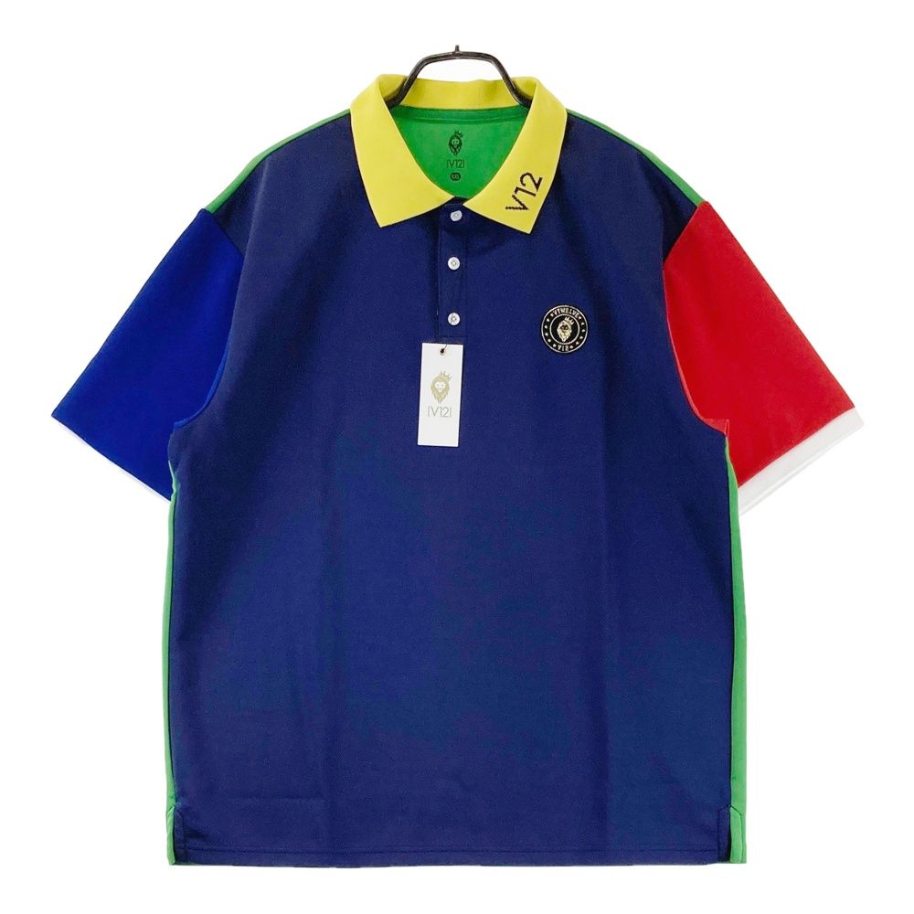 サイズ：XXL V12 ヴィトゥエルヴ 2024年モデル 半袖ポロシャツ マルチ
