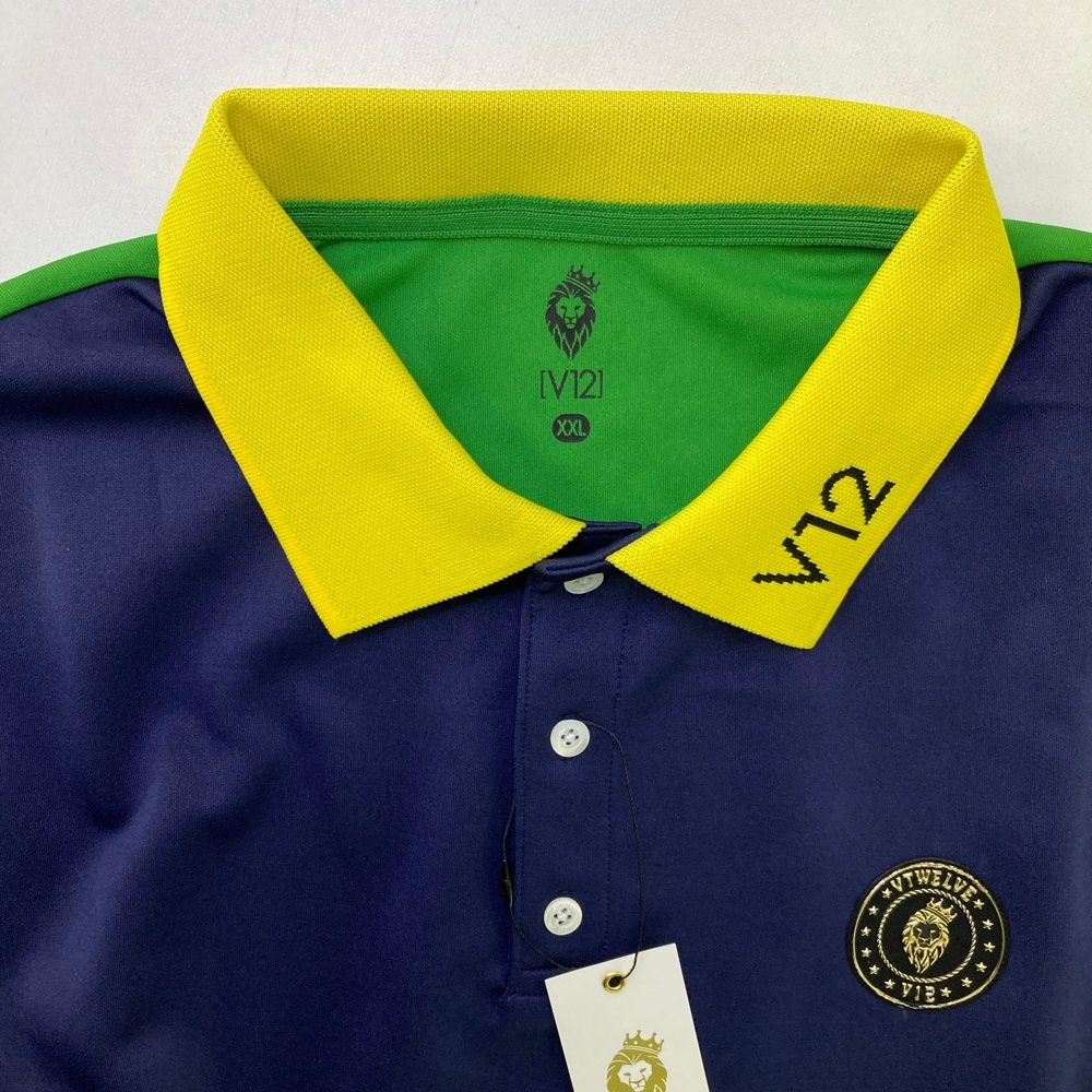 サイズ：XXL V12 ヴィトゥエルヴ 2024年モデル 半袖ポロシャツ マルチ