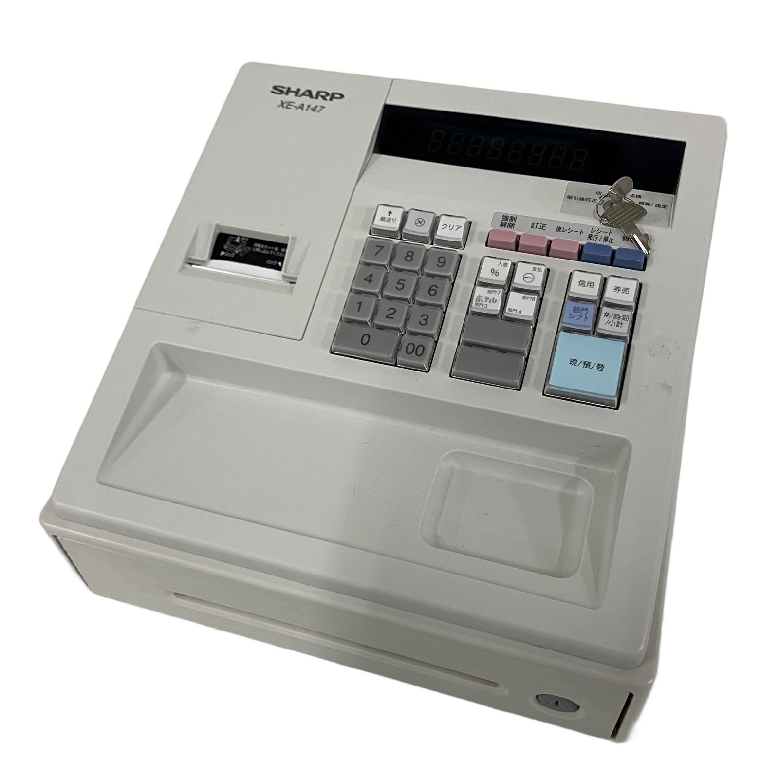 SHARP XE-A147 電子レジスター サーマルプリンター搭載 事務機器 店舗