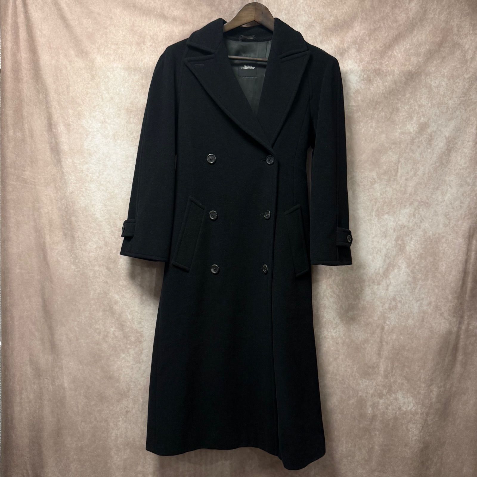 MaxMara WEEKEND マックスマーラ ウィークエンド 黒 ロングコート