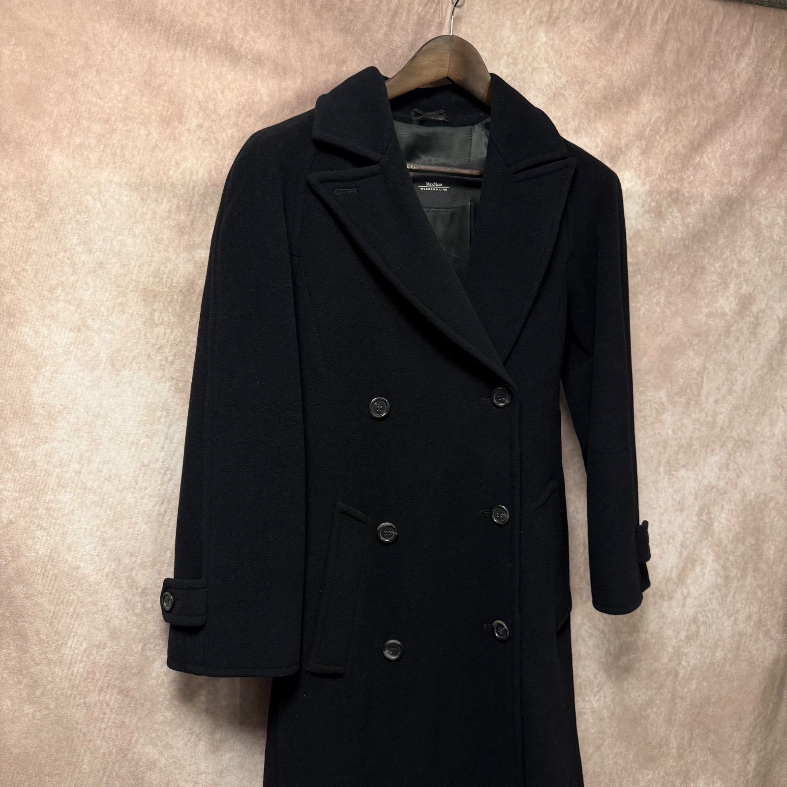 MaxMara WEEKEND マックスマーラ ウィークエンド 黒 ロングコート