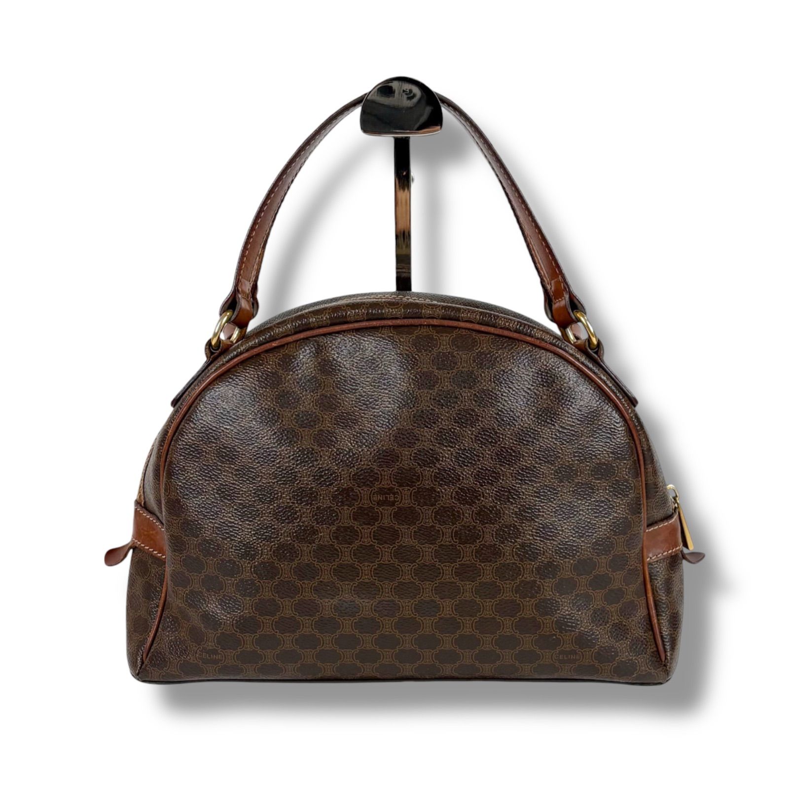 CELINE セリーヌ バケツ型 ミニトートバッグ マカダム柄 トリオンフ 