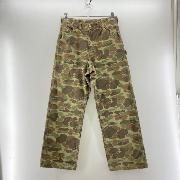 中古】Carhartt 日本製 ダックハンターカモ ペインターパンツ w31