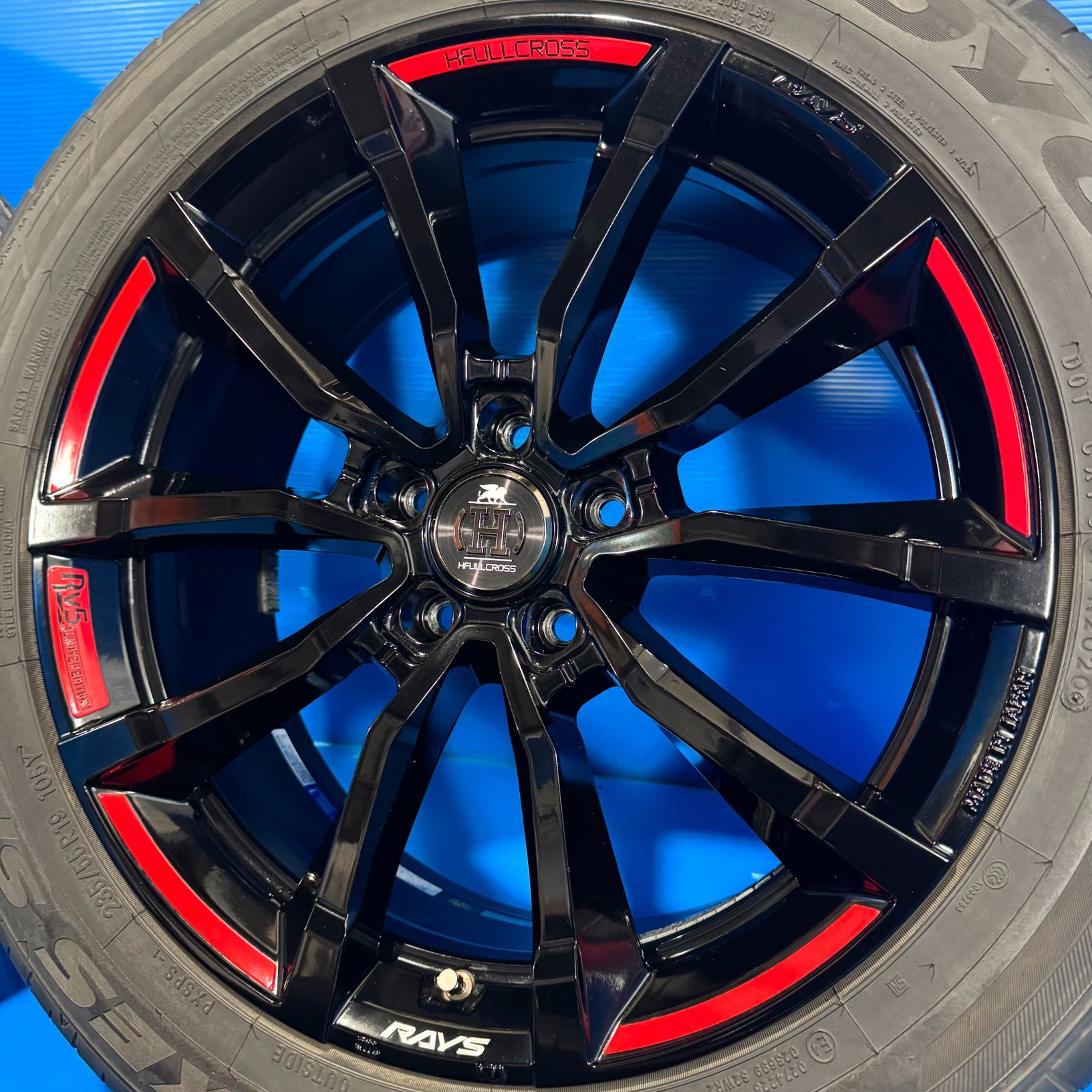 希少限定品 RAYS フルクロス Rv5 リミテッドエディション 19インチ 8J 