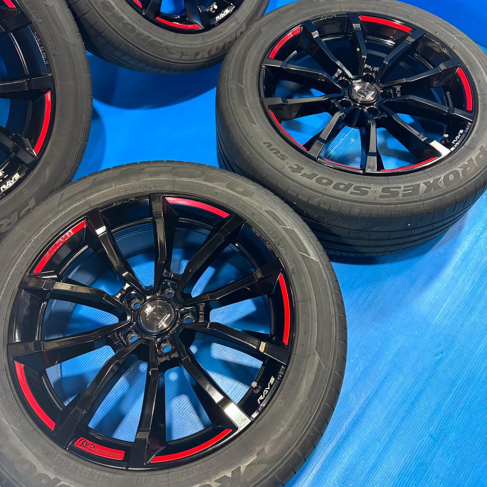 希少限定品 RAYS フルクロス Rv5 リミテッドエディション 19インチ 8J 