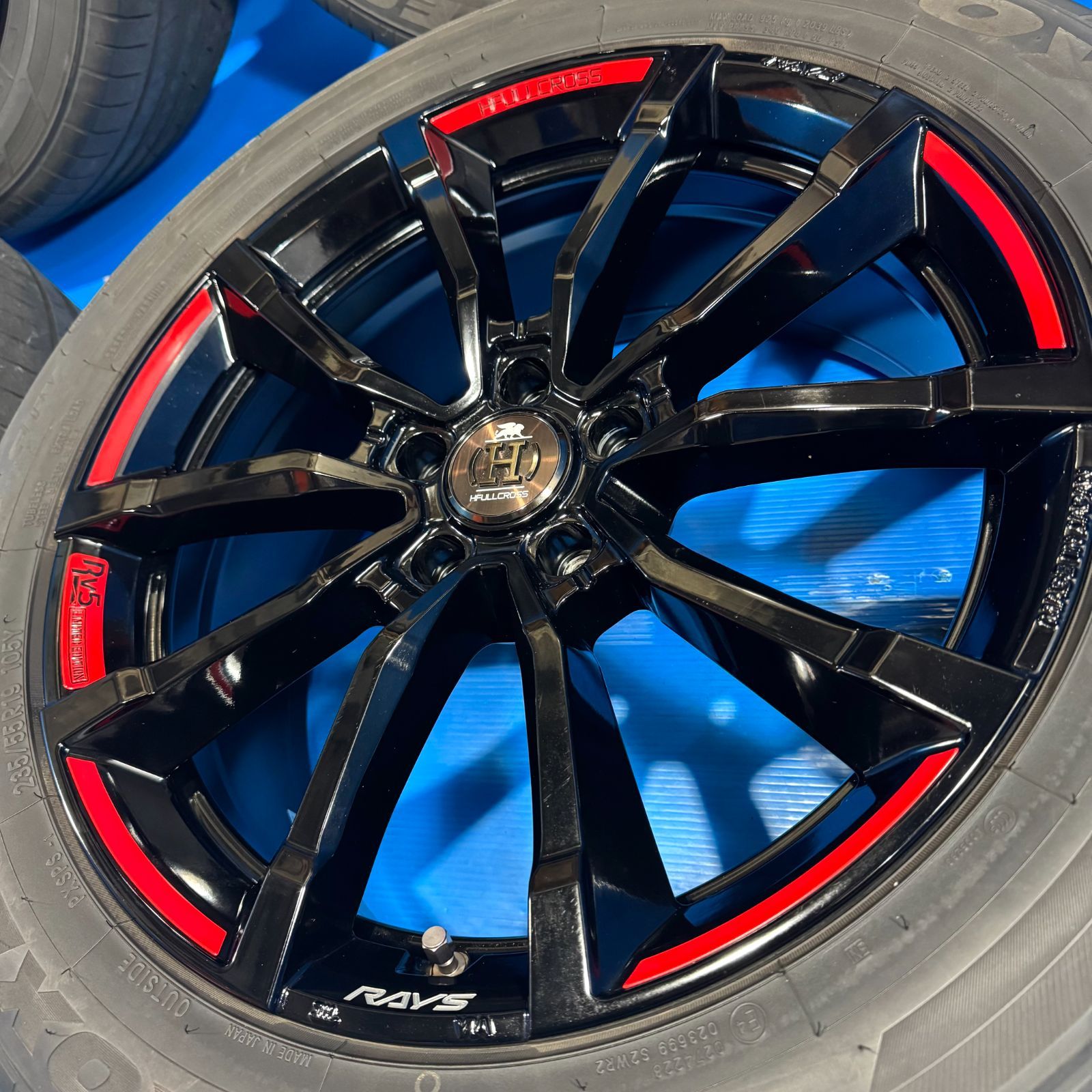 RAYS　フルクロスRP5　１９インチ 希少限定品 RAYS フルクロス Rv5 リミテッドエディション 19インチ 8J