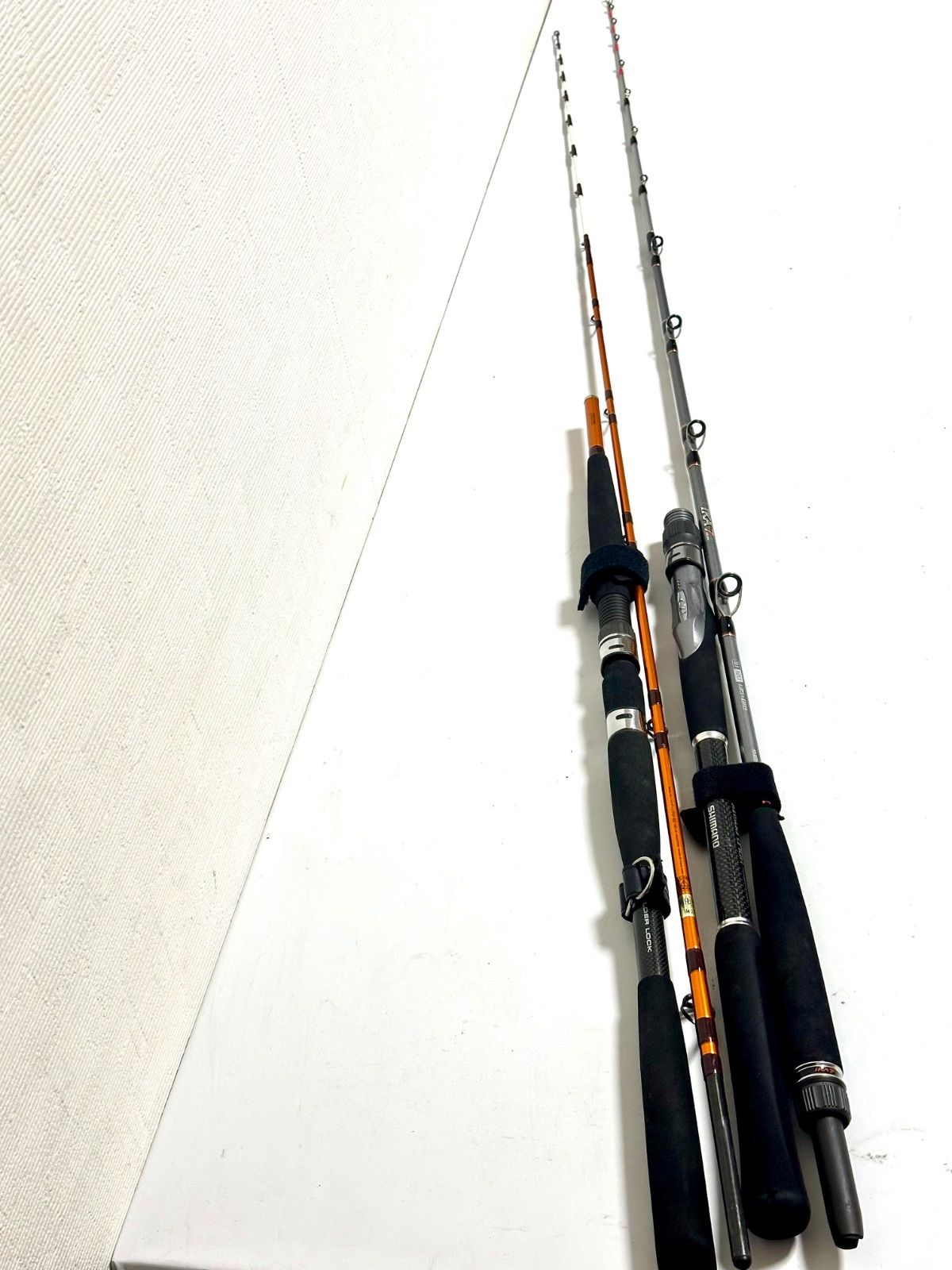 シマノ IKA 7 91 120 BJS ダイワ リーディングX 82 190Ⅳ 船竿2本セット SHIMANO Daiwa