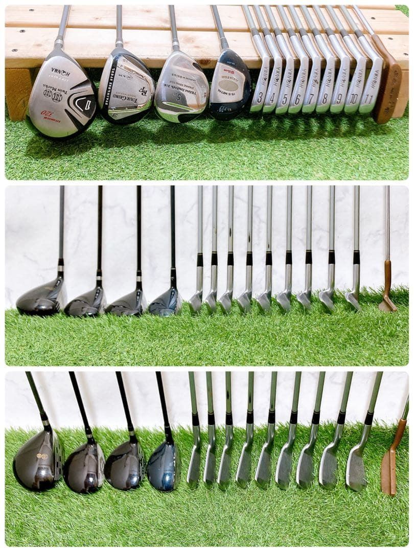 L 10 ホンマ 初心者オススメ ゴルフクラブ メンズセット 14本 右利き