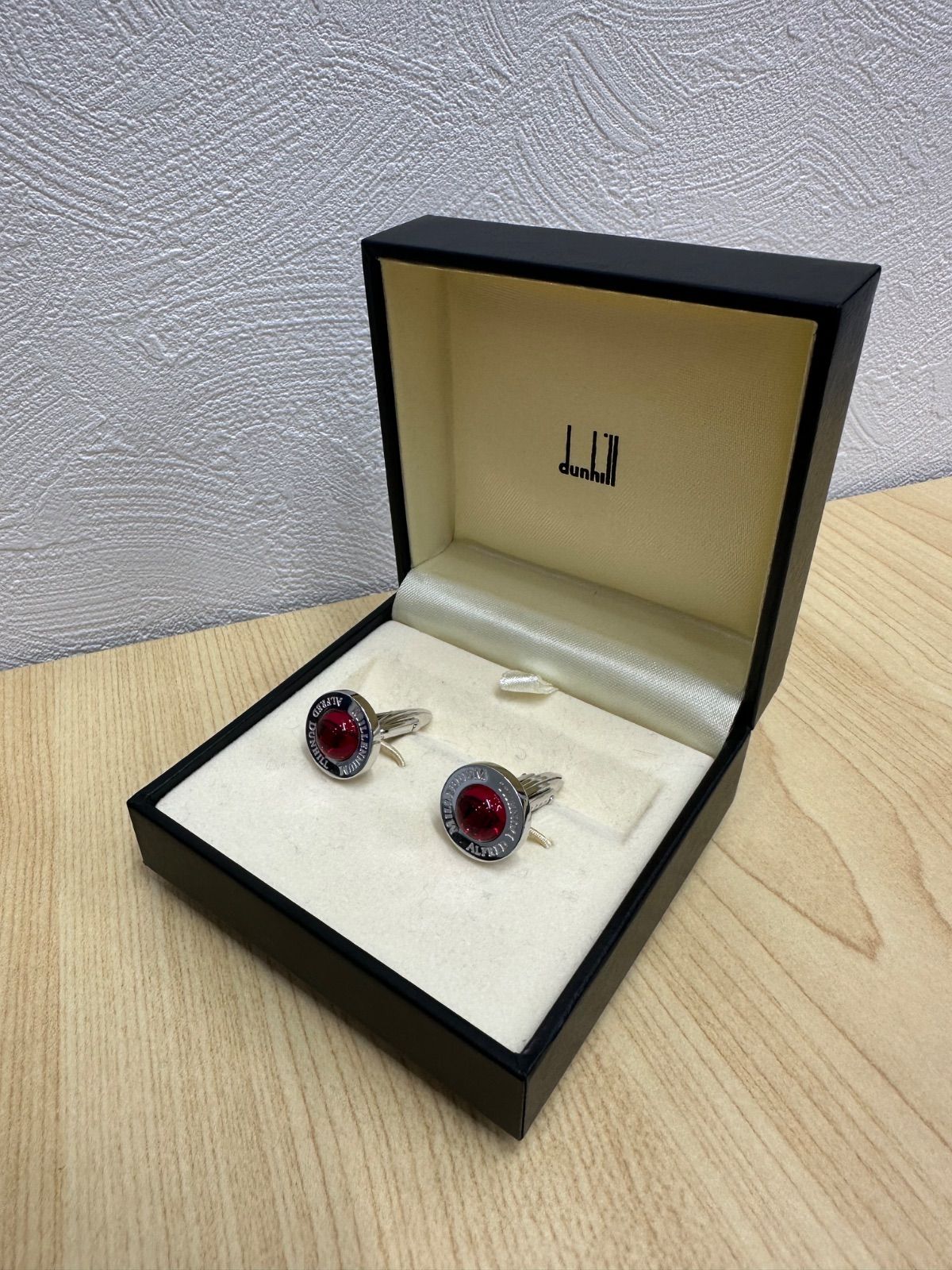 限定・極美品】ダンヒル カフリンクス ミレニアム 地球儀 レッド 箱